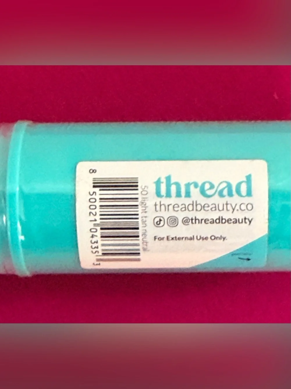 Thread (Set of 3) #50 Complexion Stick -  Light Tan Neutral Matte Finish. NWT